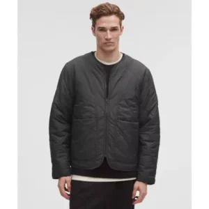 Diamond-Quilted Liner Jacket