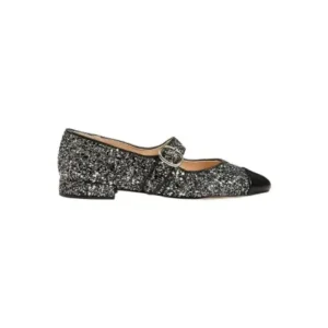 Glitter ballet flats